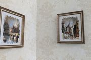 Pair of framed Parisian city scene prints