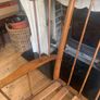 Mid Century two-seater wooden sofa Image 7