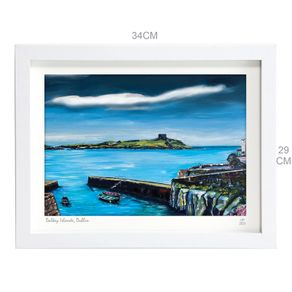 Dalkey Island, Dublin, framed print by Helen Mathews