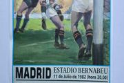 Original 1982 World Cup Final Italy vs Germany Poster Donat Sauri Ortega Spain 82