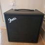 Bass guitar with case and amp Image 5