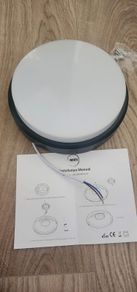Brand new 18w led 20cm IP54 1440lm day light kitchen utility room bathroom office LED round bulkhead MDL3189 lamp lighting 18W A rating black/white new & boxed