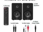 Active Bluetooth Bookshelf Speaker Set of 2