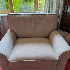 Brand new grey armchair x2 one new and one lightly used