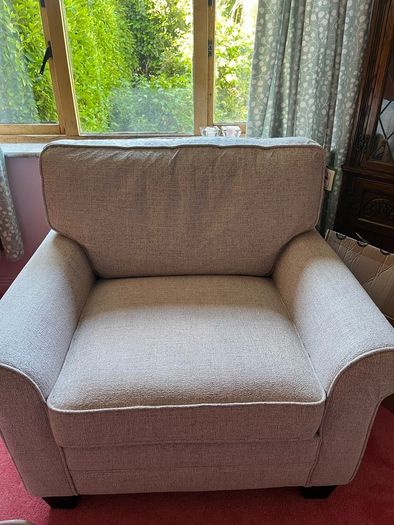 Brand new grey armchair x2 one new and one lightly used