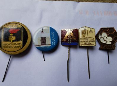 Vintage Latvian badges
