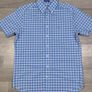 Gant Button Down Check Short Sleeve Shirt Mens Medium Image 2