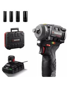 Parkside Performance X12V Cordless Brushless Impact Wrench 1/2 Inch Drive Battery Charger. Parkside X12V Cordless Impact Ratchet / Square Adaptor 3/8 To 1/2 Inch. Parkside X12V Cordless Drill Driver