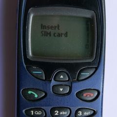 Vintage NOKIA 6150 Dark Blue Dual Band GSM Mobile Phone - with charger
