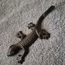 Cast iron geko wall hook. Image 2
