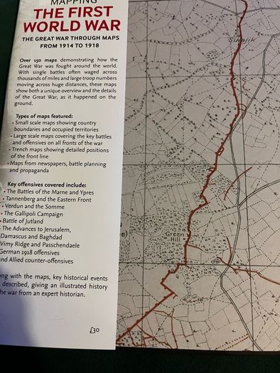 Brand New Mapping The First World War Book