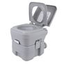 20L Portable Flush Outdoor Toilet for Camping Caravan Mobile Image 9
