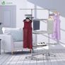 Large 3 Tier Clothes Airer, Laundry Drying Rack Foldable Stainless Steel Clothes Horse for Indoor Outdoor Image 2