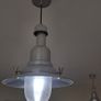 2 large silver pendant lights Image 3