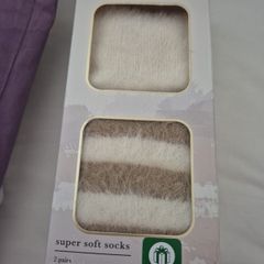 Super soft socks pair