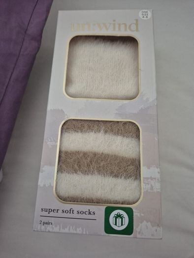 Super soft socks pair