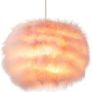 NEW SALE | Modern and Distinctive Small Real Pink Fluffy Feather Decorated Pendant Light Shade Image 2