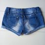 Girls denim shorts Image 4