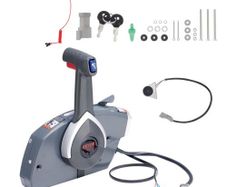 Boat Throttle Control, 5006180 Side-Mounted Outboard Remote Control Box for Evinrude Johnson