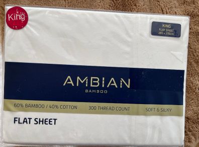 Bamboo/ Cotton King  Flat Sheet