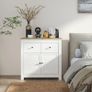 Sideboard with ample storage, Sideboard with Soft-Close doors, 2 Drawers, Adjustable Shelf, White Image 6