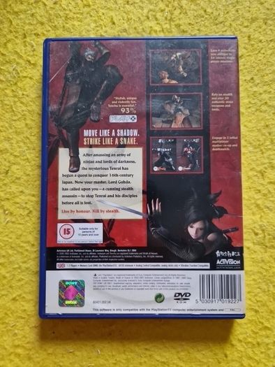 Tenchu Wrap of Heaven PlayStation2 Ps2 games Original