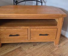 Solid Oak TV Unit - Open to offers