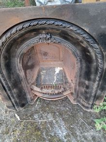 cast iron fireplace