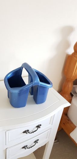 Blue Cutlery Holder/Drainer