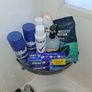 corner Bathroom shelf easy install stick real strong Image 3