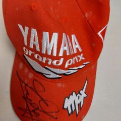 Max Baggi signed baseball cap