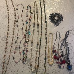 8 necklaces & 1 bracelet