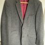 Vintage grey herringbone  wool oversized blazer/ coat Image 2