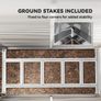 Galvanised Metal Garden Shed 5 x 9ft Image 9