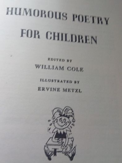 Humorous Poetry for Children 1955