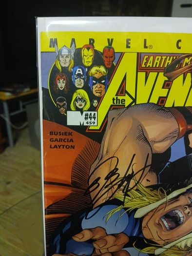 Avengers #44 (LGY #459) Con Signed by Bob Layton