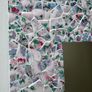 Handmade framed Mirror in Pique Assiette Mosaic Image 2