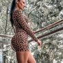 Leopard printed dress S Image 4