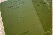 1939 Admirality Handbooks of Wireless Telegraphy