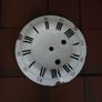 Antique Enamel Clock Face Image 2
