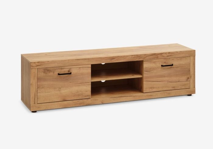 LINTRUP TV bench LINTRUP 2 doors wild natural oak colour