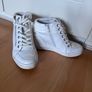Aldo White Wedge Trainers Size 5 Image 6
