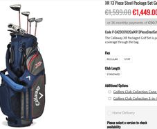 Callaway XR complete set