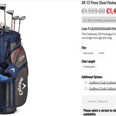 Callaway XR complete set