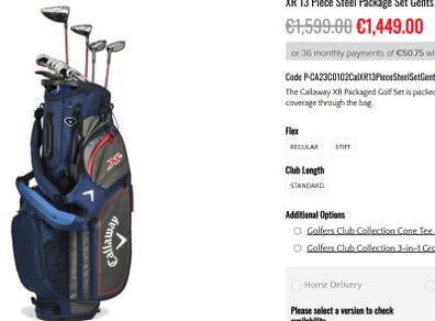 Callaway XR complete set