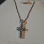 Beautiful Vintage Sterling Silver & Marcasite Cross Pendant Image 5