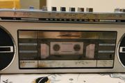From 1982's SANYO M-7100LE Radio Stereo Cassette Recorder, working good.