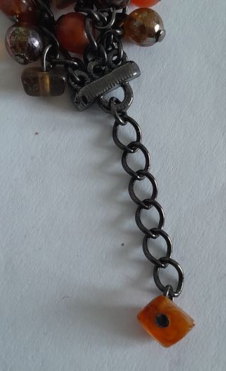 Beaded Bracelet - Amber Colours