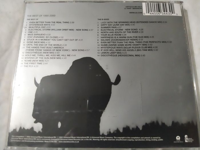 U2 - The Best Of 1990-2000 Double Cd