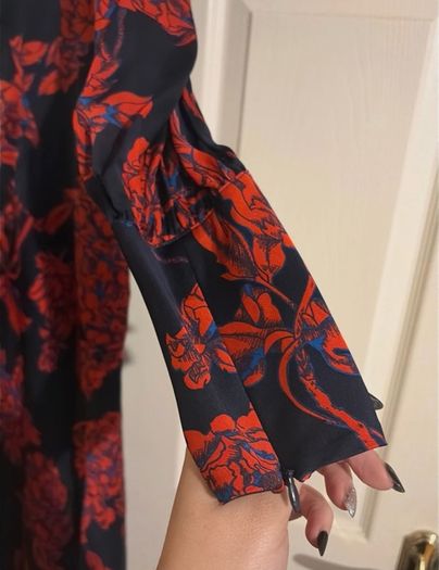 LK Bennett Floral Midi Dress Brand New UK 16 RRP 445